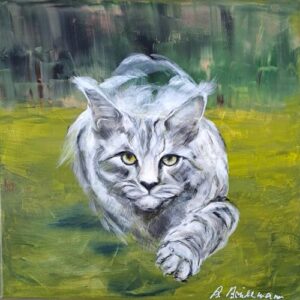 Wildkatze - 50x50cm